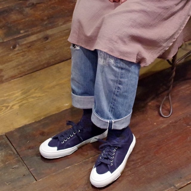 N.O.S Italian Navy Deck Shoes Size 40 / イタリア海軍 デッキスニーカー デッドストック | 古着屋 仙台 biscco【古着 & Vintage 通販】 N.O.S Italian Navy Deck Shoes Size 40 / イタリア海軍 デッキスニーカー デッドストック | 古着屋 仙台 biscco【古着 & Vintage 通販】