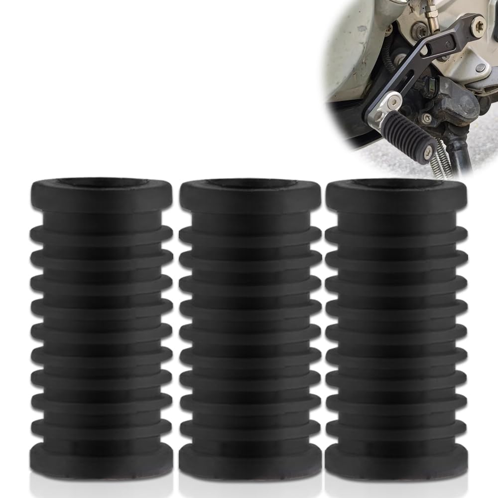 バイク キックペダルカバー ステンレス製 内長26mm 内径13mm シルバー