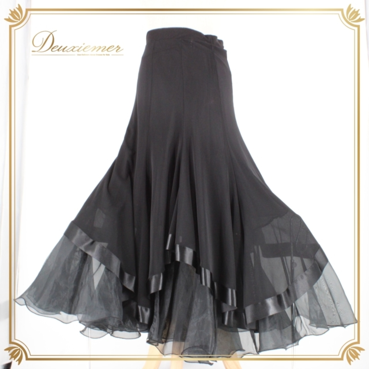 社交ダンス 衣装 スタンダード スカート レッスンウェア レディース 練習着 Roger 光沢感 無地 シンプル フォーマル 華やか かわいい 上品 ブラック系 フレアスカート おしゃれ ダンス用スカート モダンダンス 撮影用衣装 エレガント シンプルデザイン 上品スタイル レッスン用スカート プロ向け 自宅練習 着やすい 伸縮性優れた デイリーユース