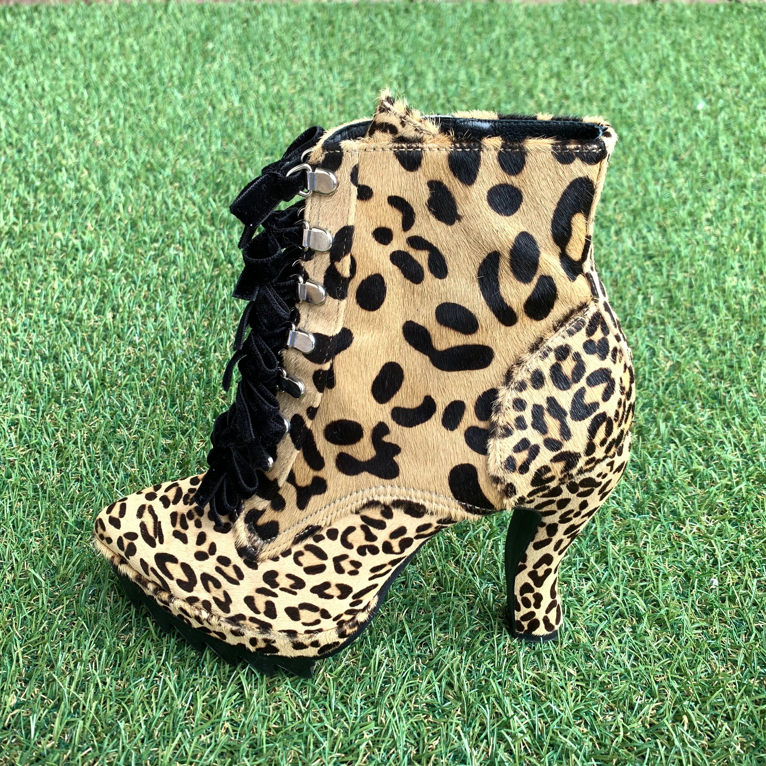 G.V.G.V. CAT FOOT LACE UP BOOTS 猫足レースアップブーツブーツ D96