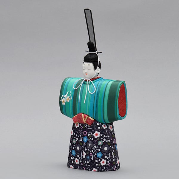 江戸木目込雛人形セット彩の衣 桃の香（もものか）立ち雛 | 太陽漆器