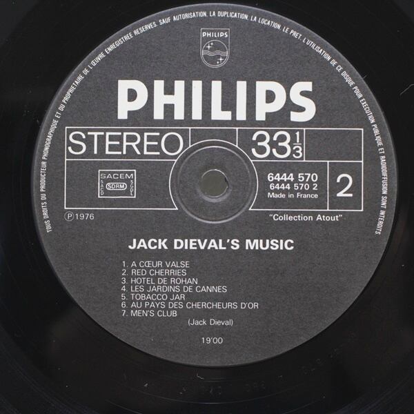 Jack Dieval / Jack Dieval's Music - Sur Les Link's [6444 570] - 画像4