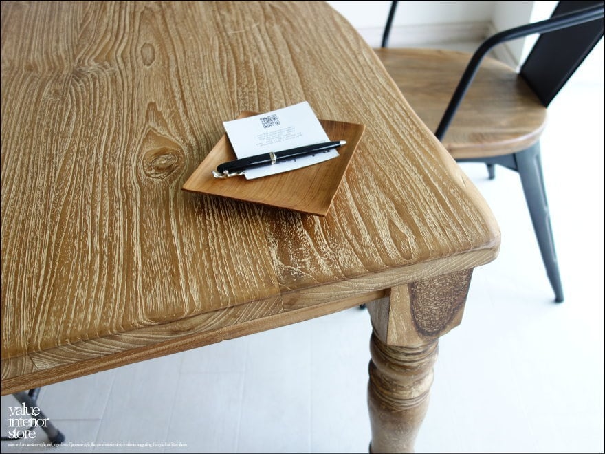 オールドチーク・ダイニングテーブル】 【公式通販】