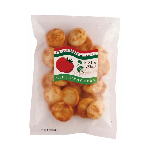 味泉 ライスクラッカー　トマト＆パセリ 80g