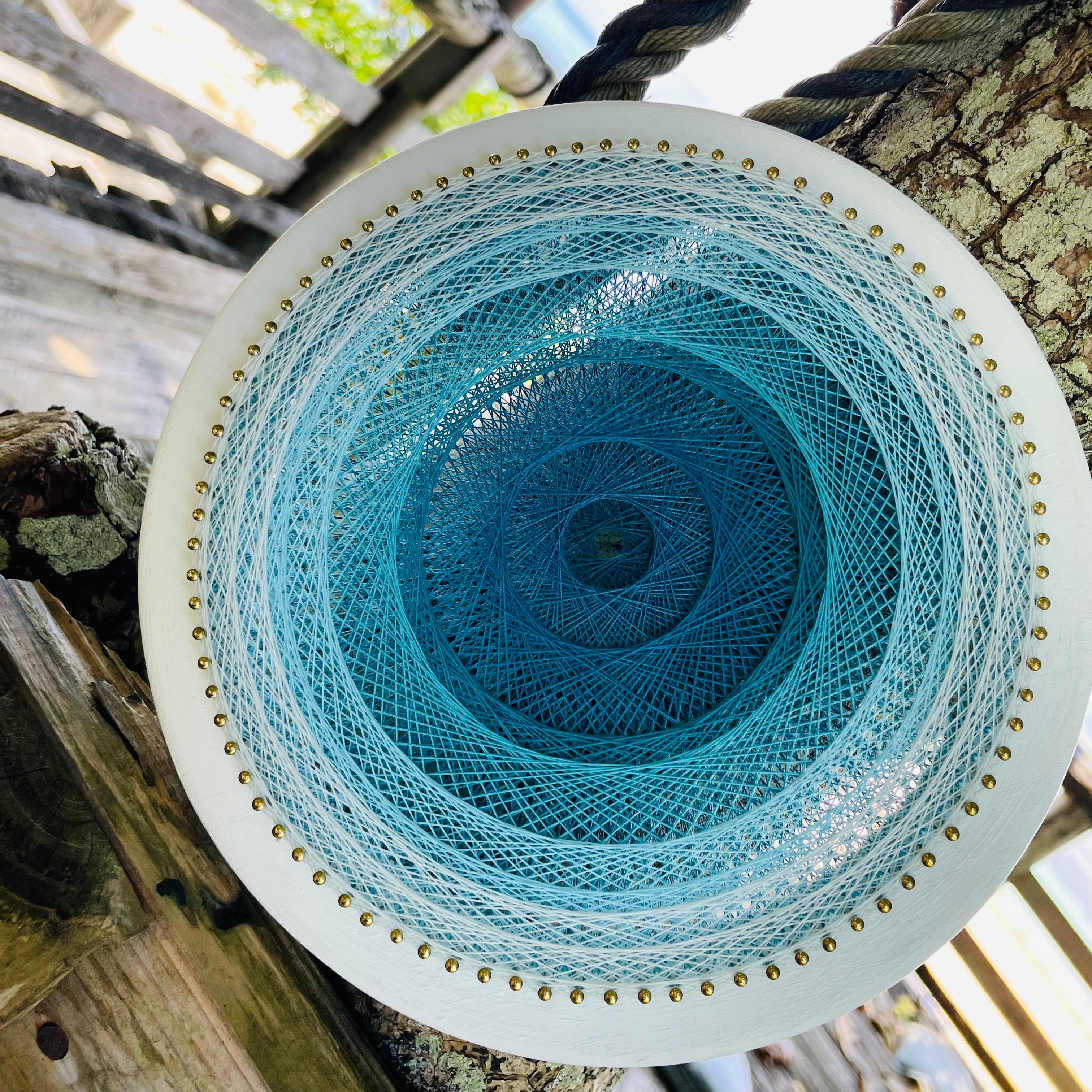 糸かけアート 「波」