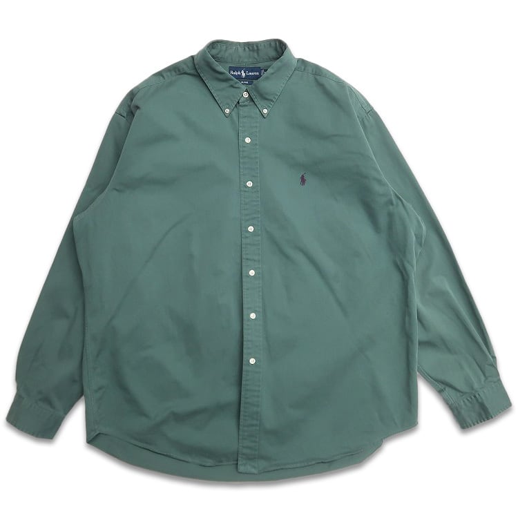 古着 ラルフローレン Ralph Lauren ボタンダウンシャツ ワンポイント
