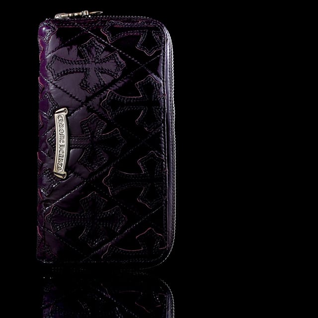 CHROME HEARTS クロムハーツ Wallet ウォレット 財布 レザー】REC F