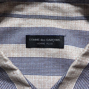 AD1993 COMME des GARCONS HOMME PLUS corduroy switching stripe shirt