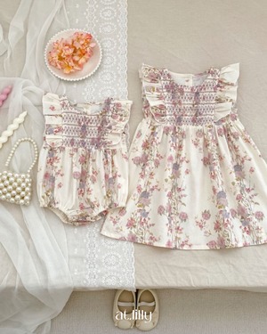 ［at.lilly] ◾ sweet floral rompers ♡ˊ˗