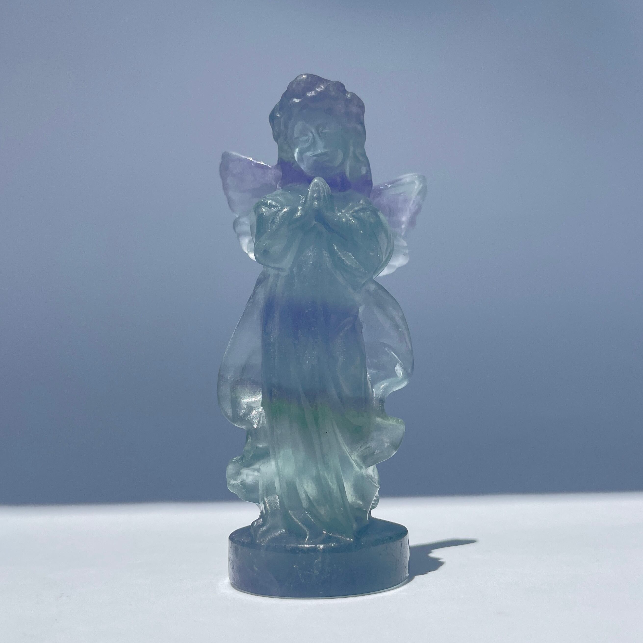 ブルーフローライトのスイートエンジェル03◇Fluorite Angel◇天然石