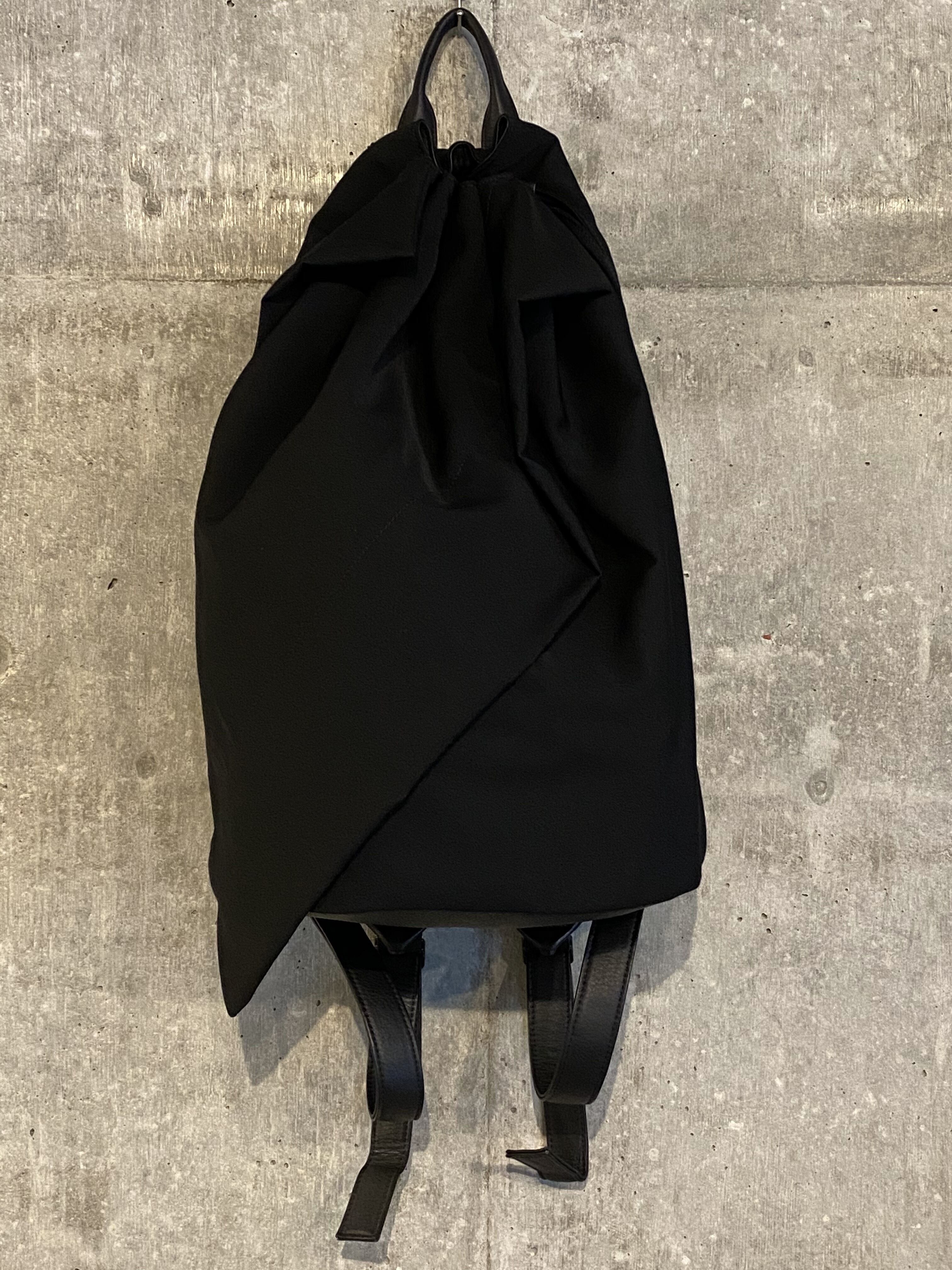 yohji yamamoto ヨージヤマモト　バッグ　ナップサック　黒