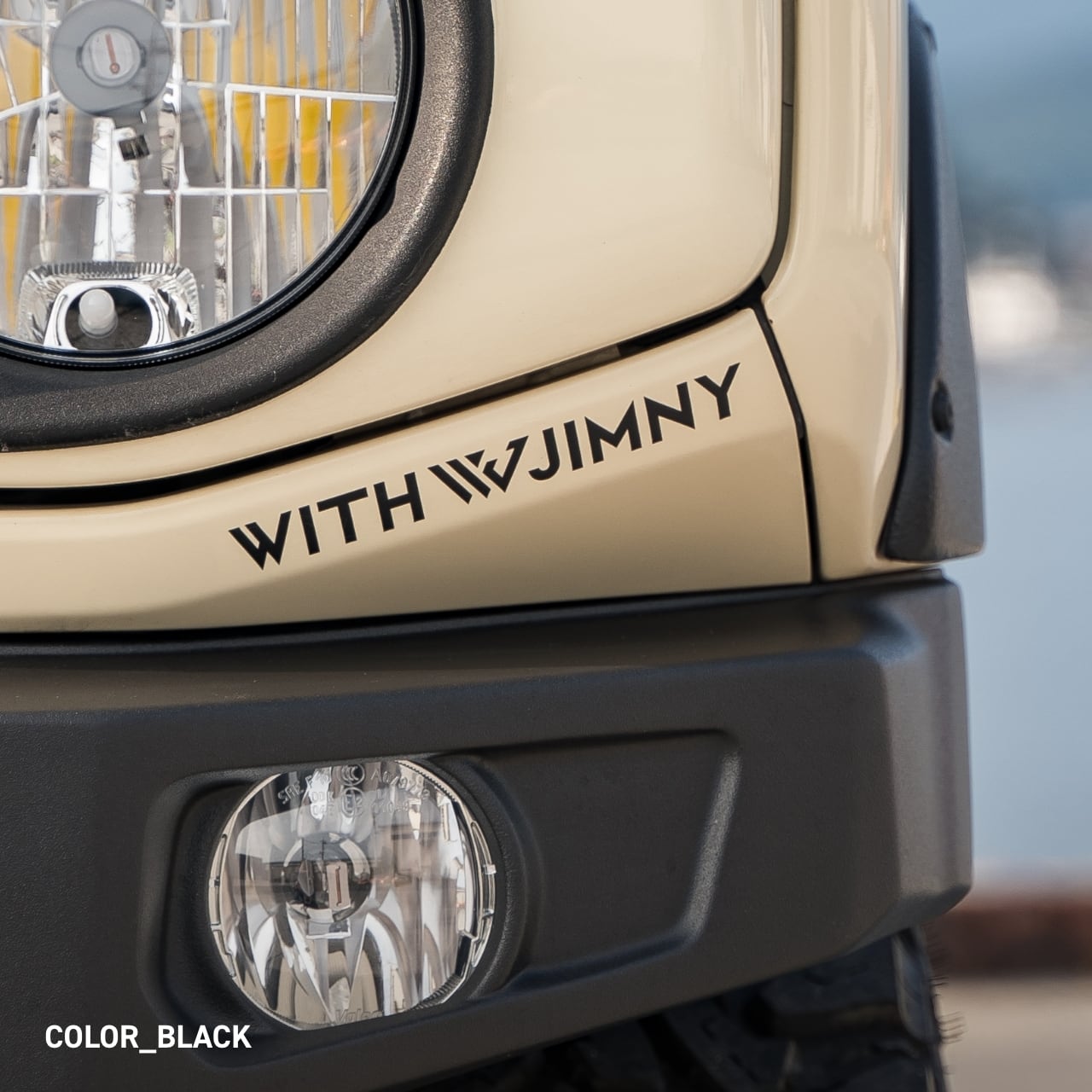 WIDE LOGO カッティングステッカー Mサイズ (4カラー) | WITH JIMNY
