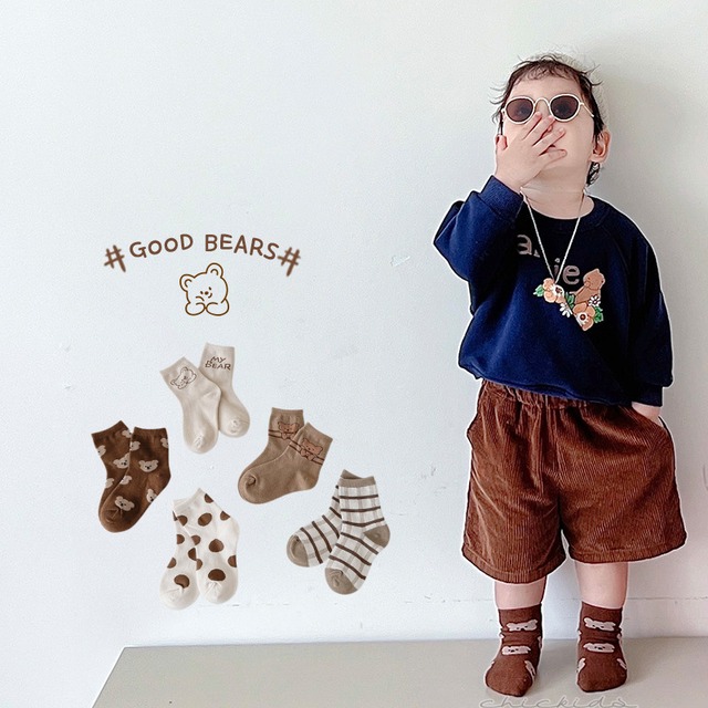 5足入り！ベビー＆キッズ靴下