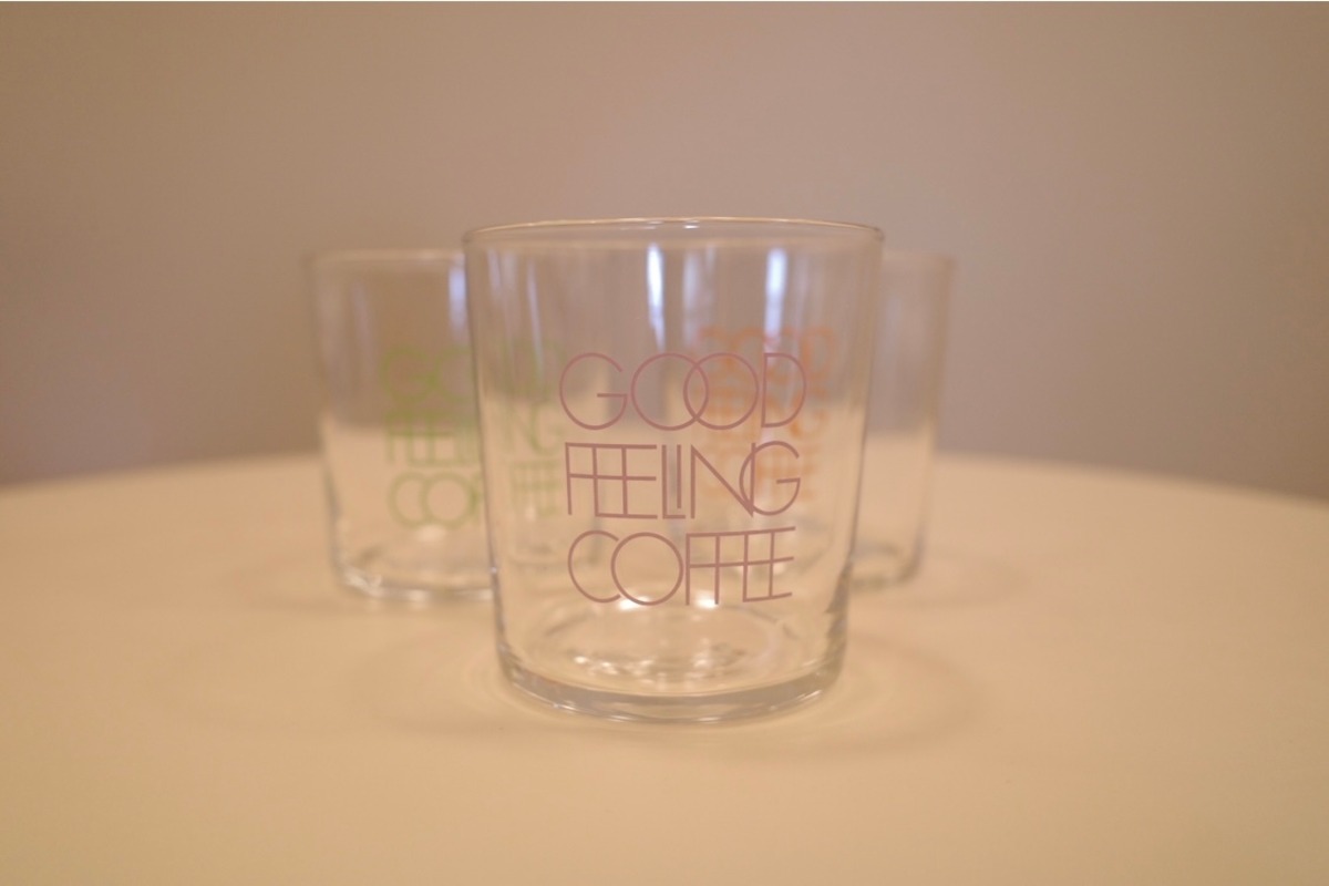 オリジナルロゴグラス | GOODFEELING COFFEE