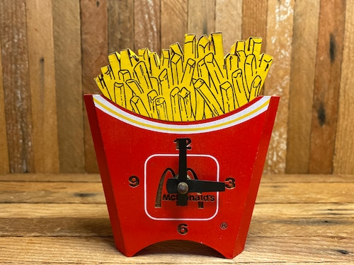 1990s McDonald’s french fries clock