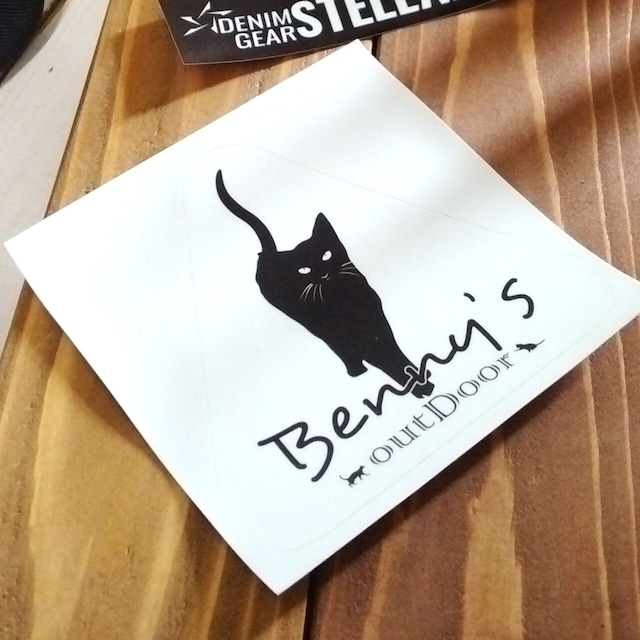 ベニーズアウトドアロゴステッカー　Benny's OutDoor Logo Sticker