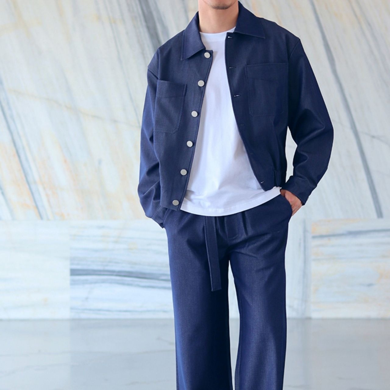 大人モードデニムジャケット（別売りでセットアップのボトムあり）　0839