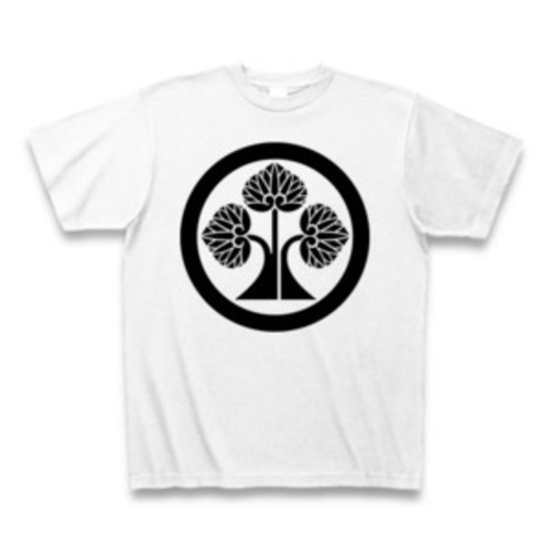 丸に右離れ立ち葵