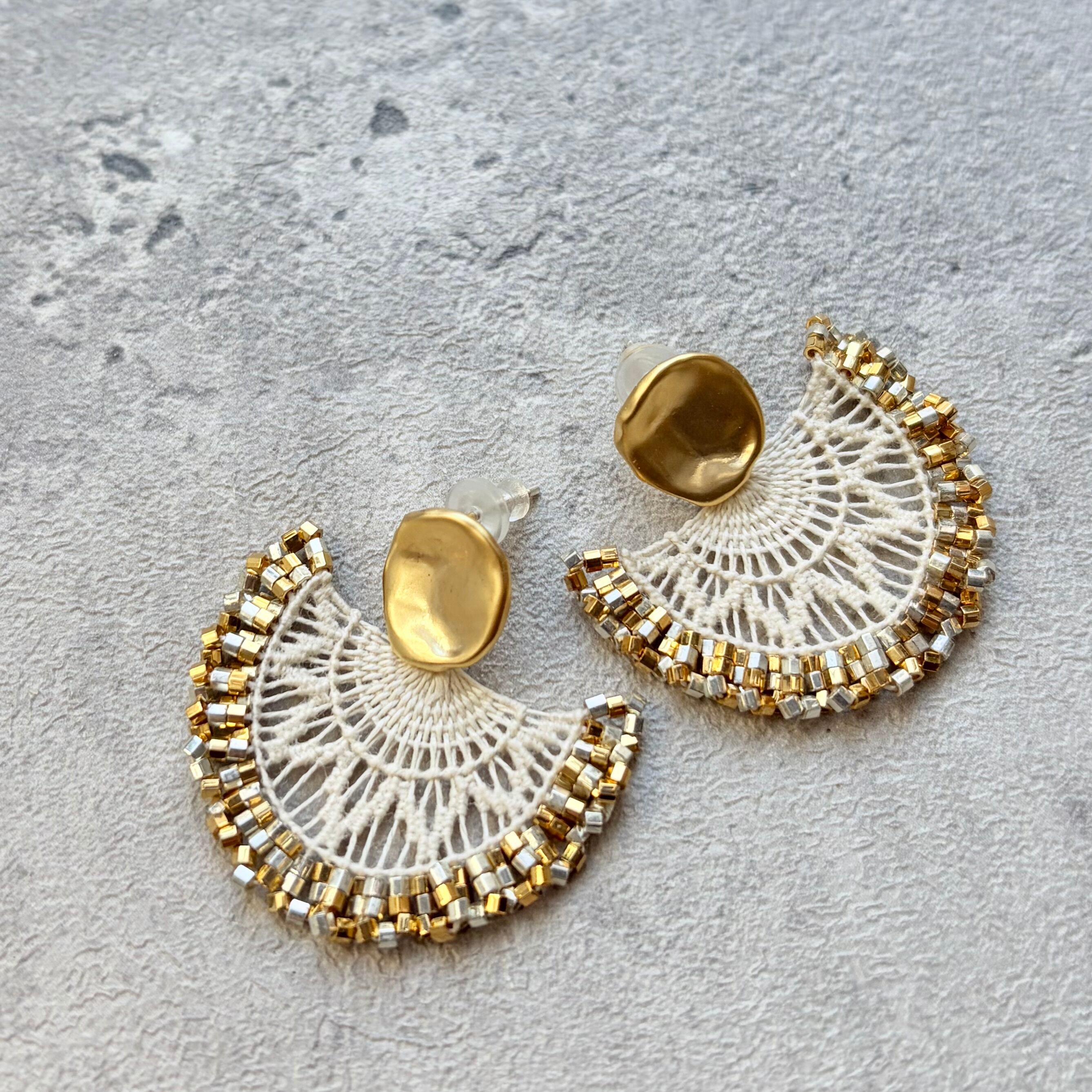 Ñanduti earring 