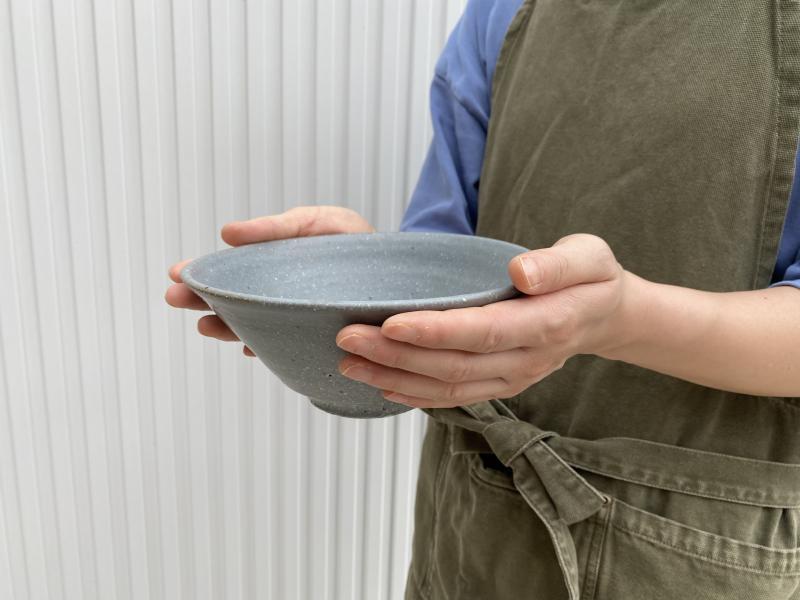 グレー釉 切立丼 | 古谷製陶所