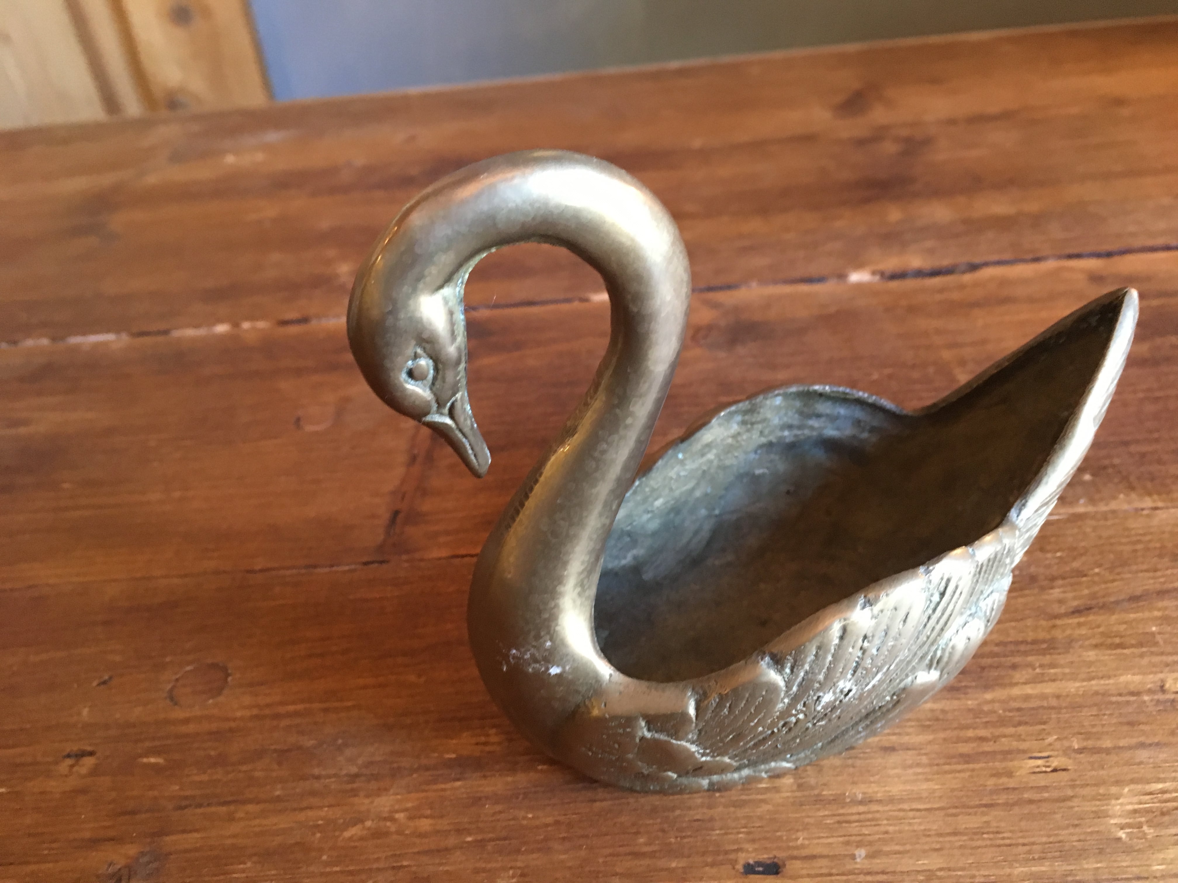 ☆1997年英国 ☆スワン 置物 アンティーク イギリス 925