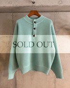 【ECO SAMPLE】Warm Henry Sweater/Dolphin
