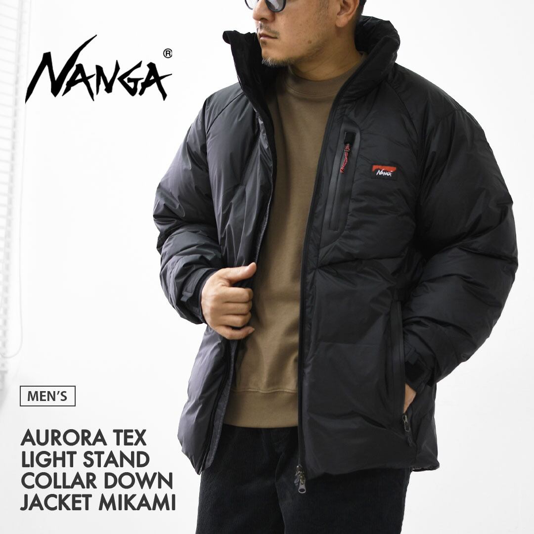 NANGA [ナンガ] AURORA TEX LIGHT STAND COLLAR DOWN JACKET MIKAMI