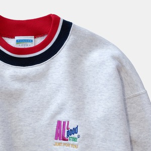 ALL GOOD STORE | AGS ringer crewneck sweatshirt