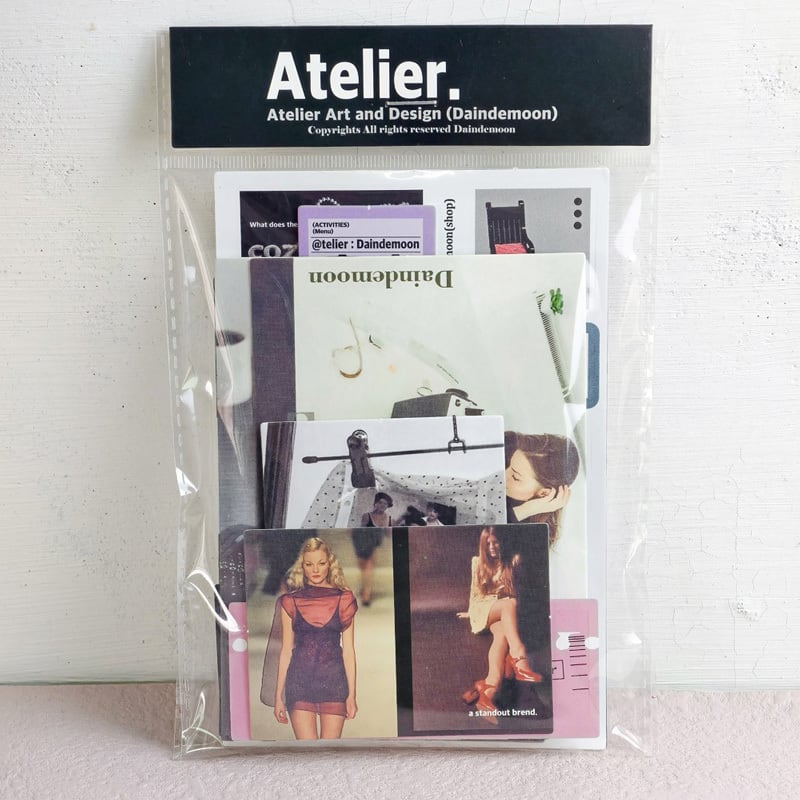 paper-0111|紙ものセット Atelier. |手帳デコ コラージュ 素材