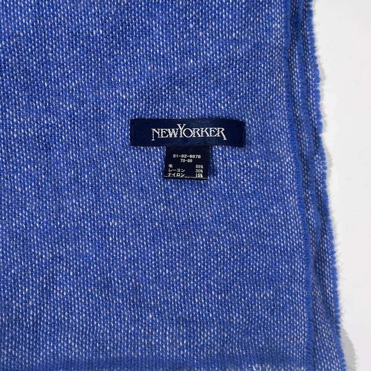 NEW YORKER ニューヨーカー イタリア製 ストール ブルー