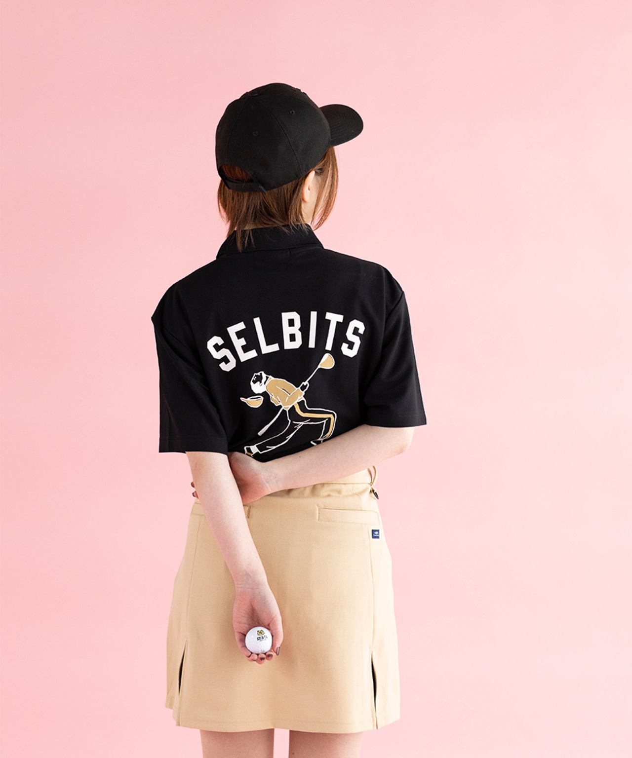 ROCKER Polo ”black” / ロッカー柄ポロシャツ