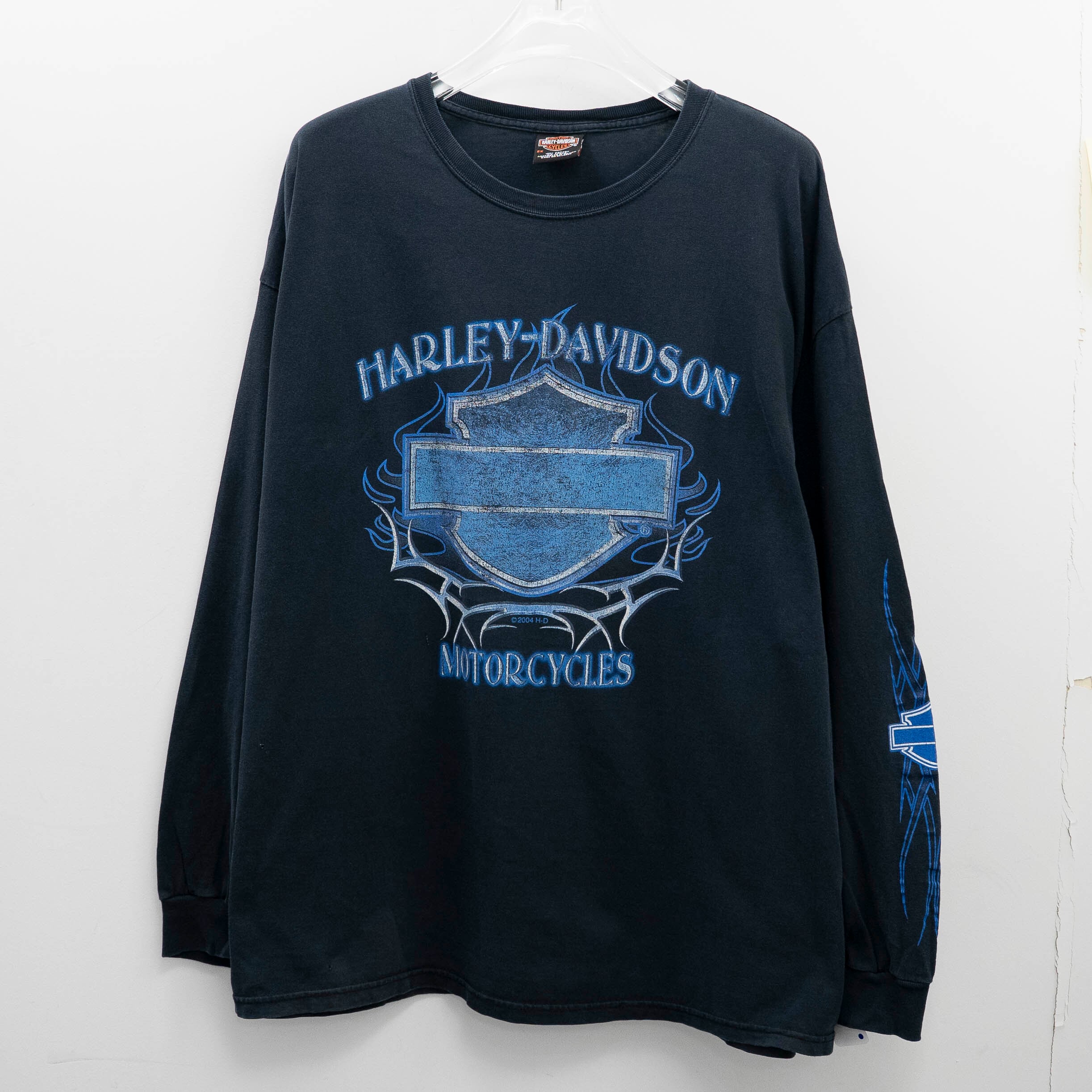 Harley Davidson ” Roughrider L/S " HD XXL 【A8-694】