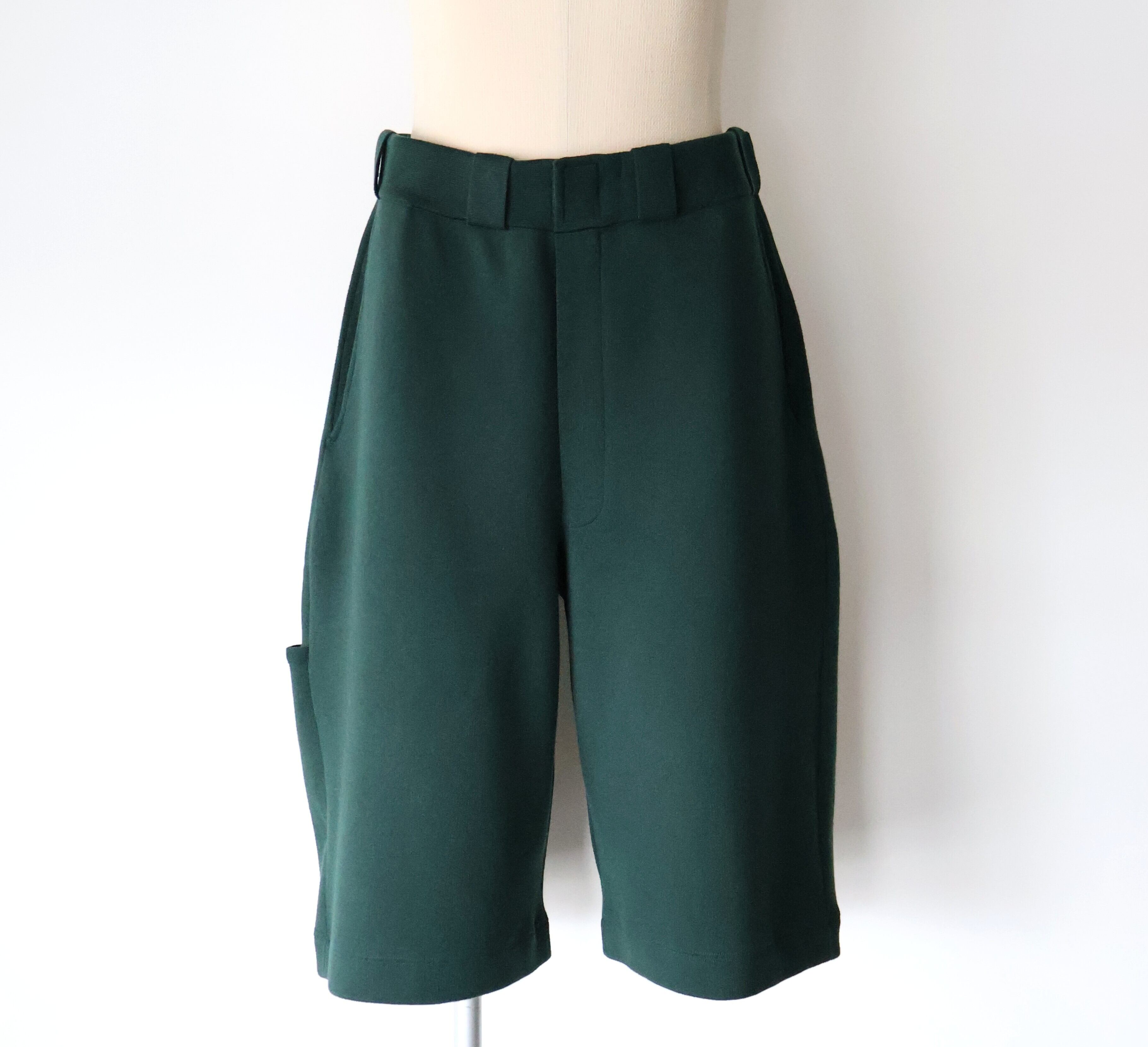 MEIAS “ CO/WOOL WORK HALF PT ( D.Green )” | H.inch/アッシュインチ