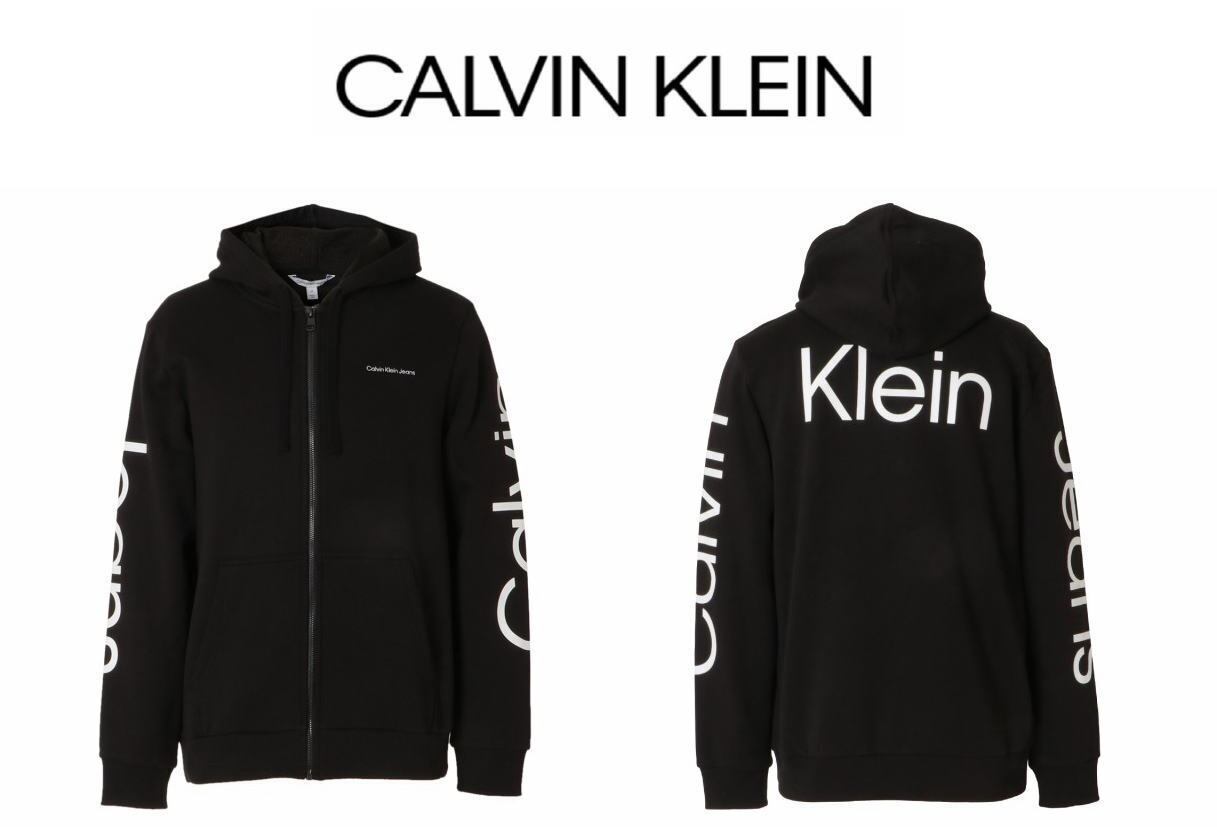 送料無料】カルバンクライン Calvin Klein LS TRAVELING FULL ZIP LOGO