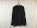 semoh”no collar jacket black”