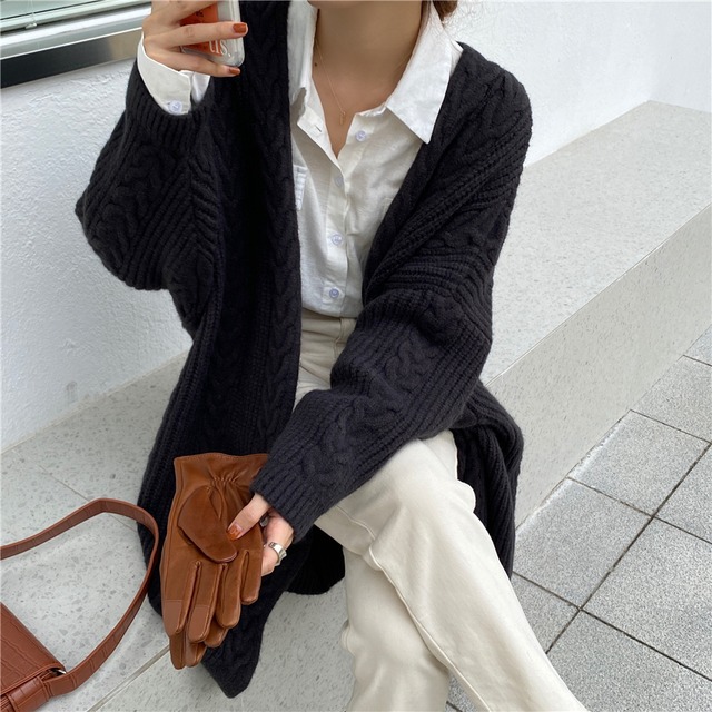 上品、ロングセーター　A01335