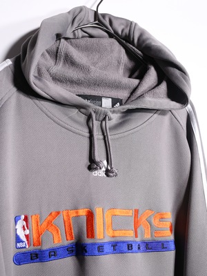 "adidas × NBA"  New York Knicks over silhouette hoodie