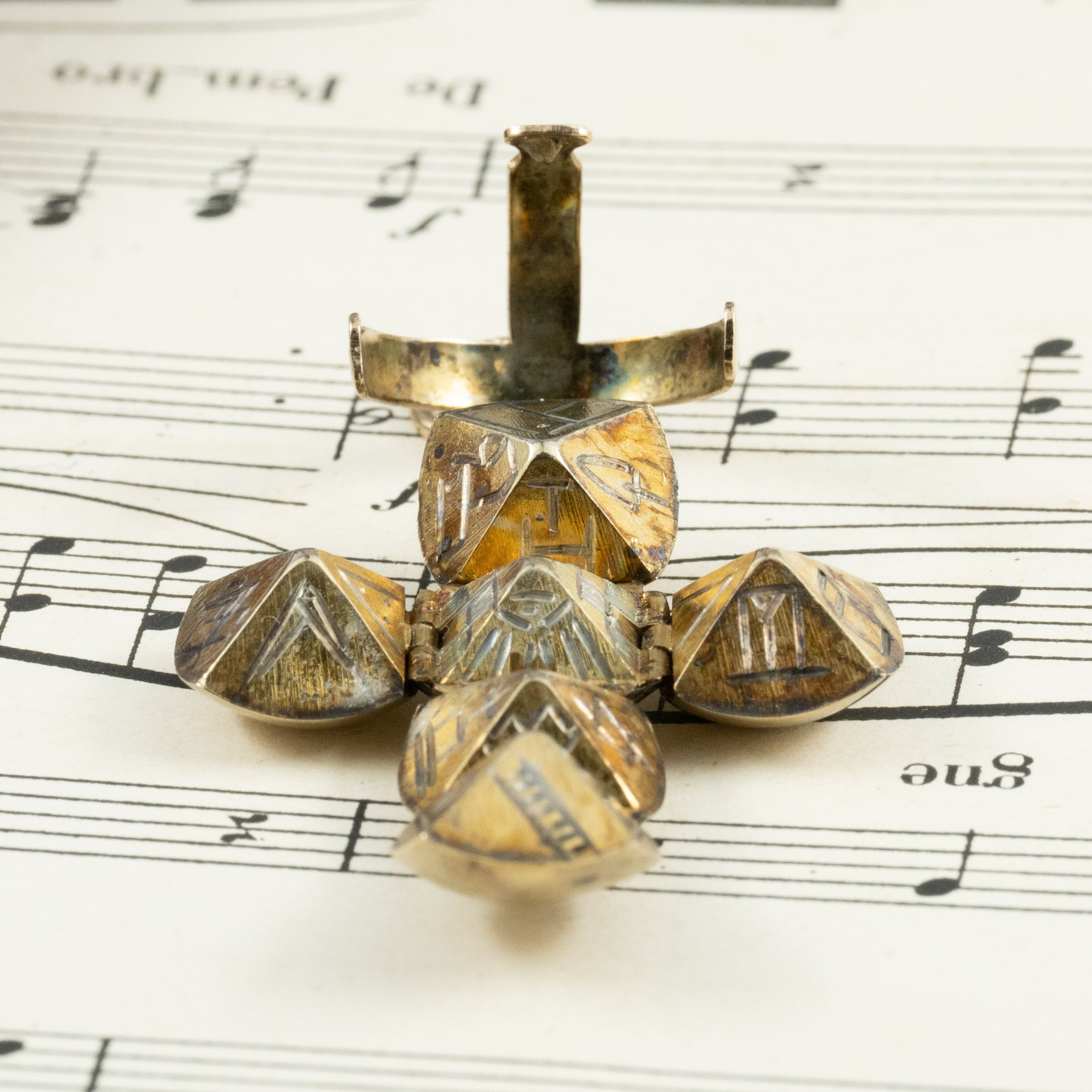 希少】イギリス アンティーク フリーメイソン シンボル マソニック