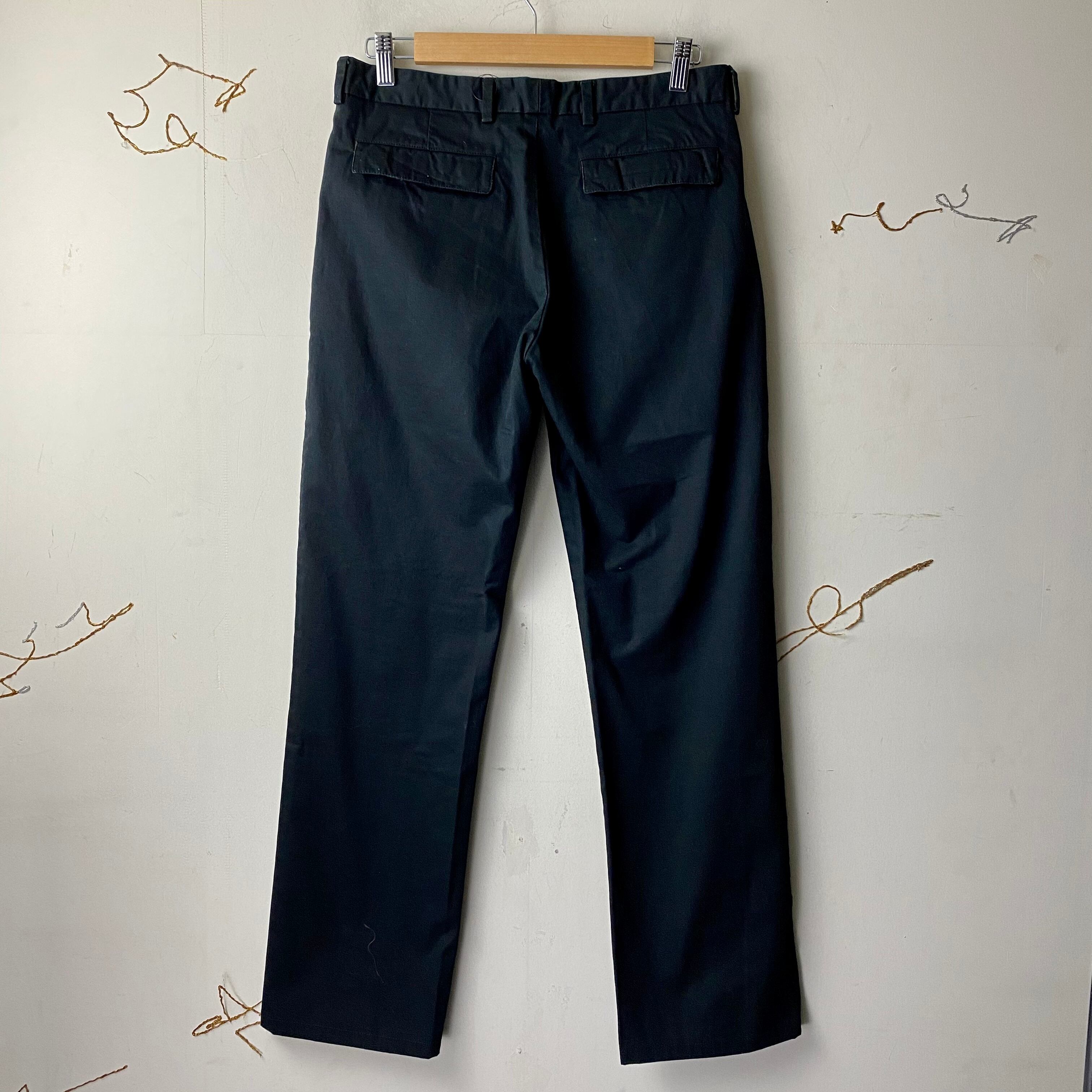 2008SS DIOR HOMME black cotton pants | NOIR ONLINE