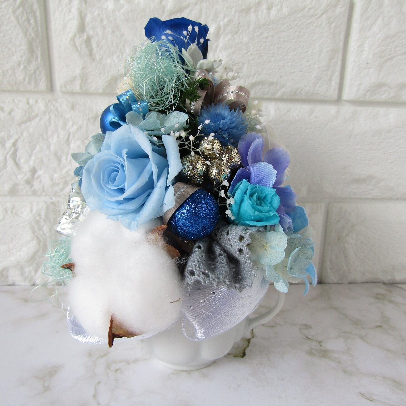 クリスマスツリー飾り 人工花 造花 クリスマス花 フラワー オーナメント 青 Amazon.co.jp: MUCKLILY クリスマス 飾り 造花 クリスマスツリー