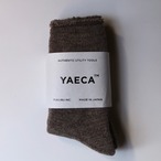 YAECA /ヤエカ Wool パイルソックス　Brown #10953