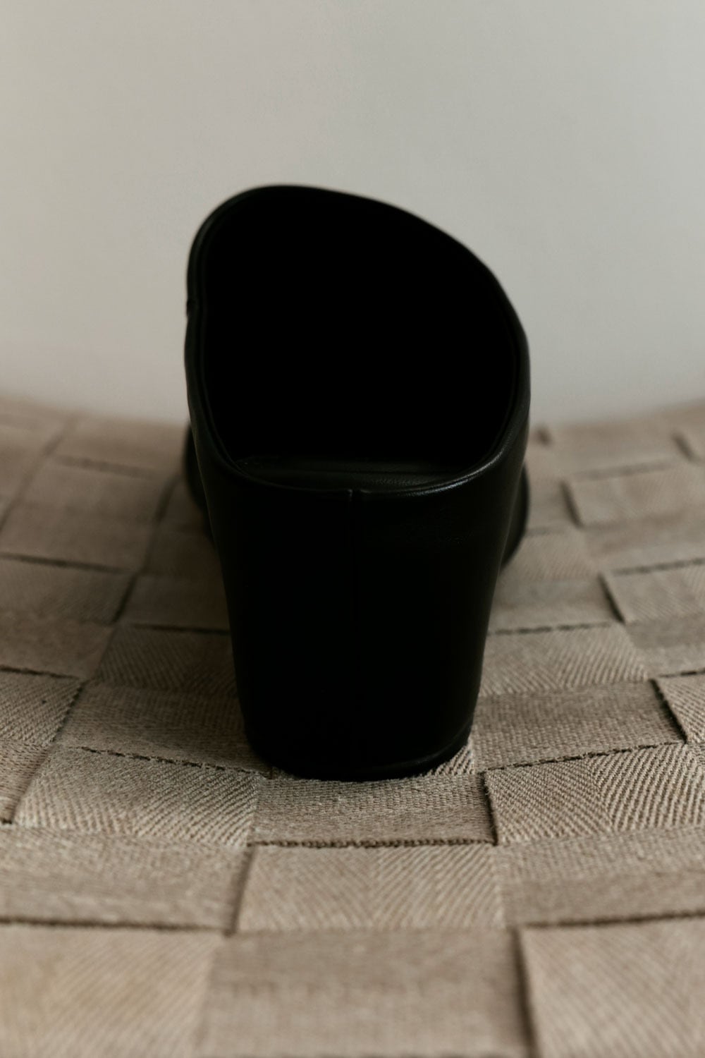 Studio Doe／Pleated Heeled Slippers | polne