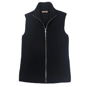 PRADA ZipUpWoolKnitVest