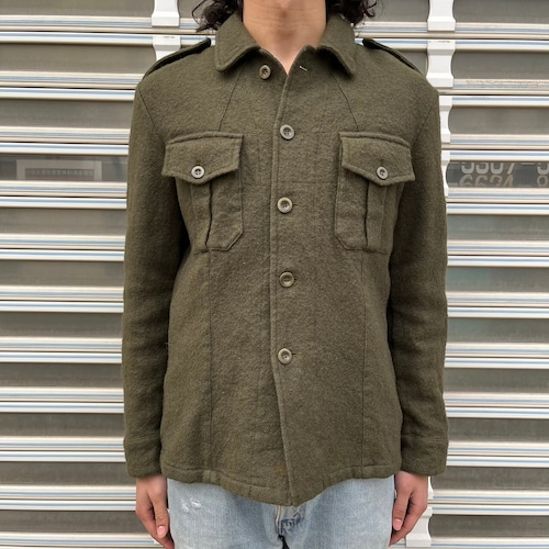 00s Miu Miu CPOジャケット アーカイブ ウールジャケット S ミュウミュウ ミリタリー モヘア オリーブ プラダ prada カバーオール