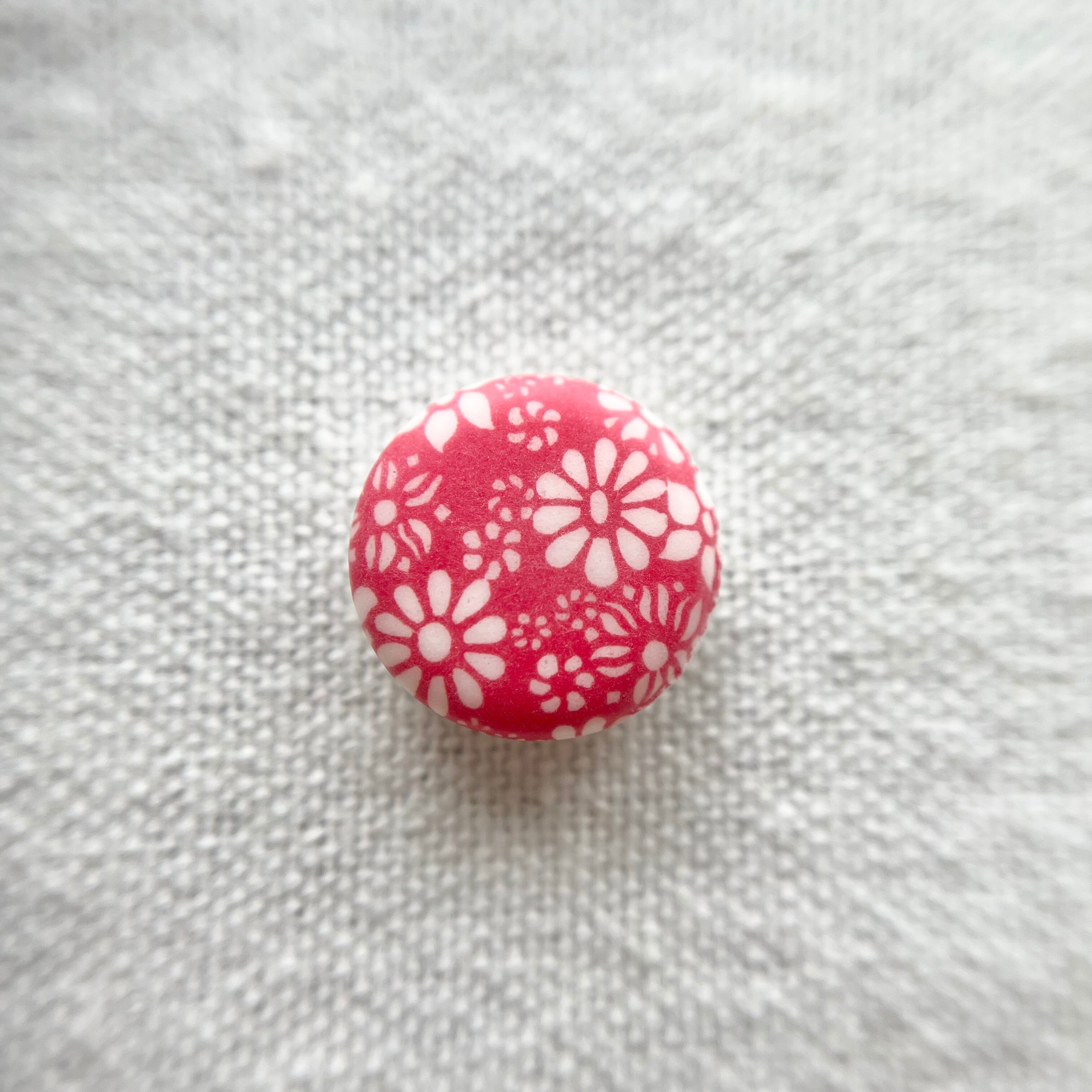 ホワイトフラワー ×マットレッド 15㎜