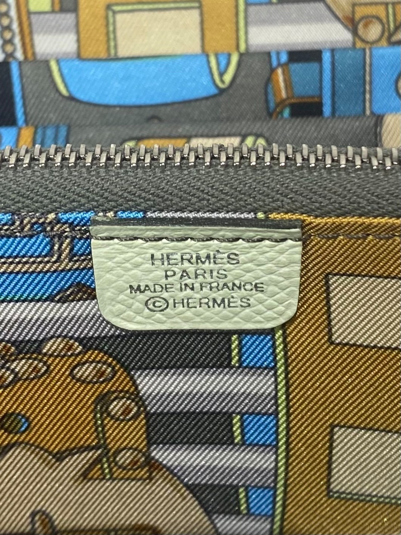 Hermès エルメス アザップシルクインコインカードケース 067389CK