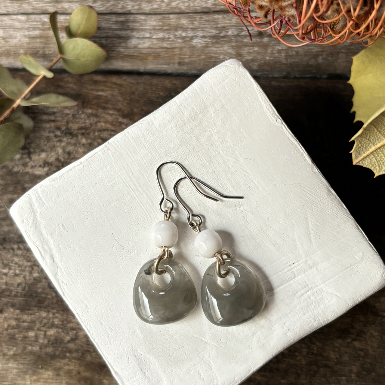 １点物 / trapeze［ typeA ］pierce〈earring交換可能〉