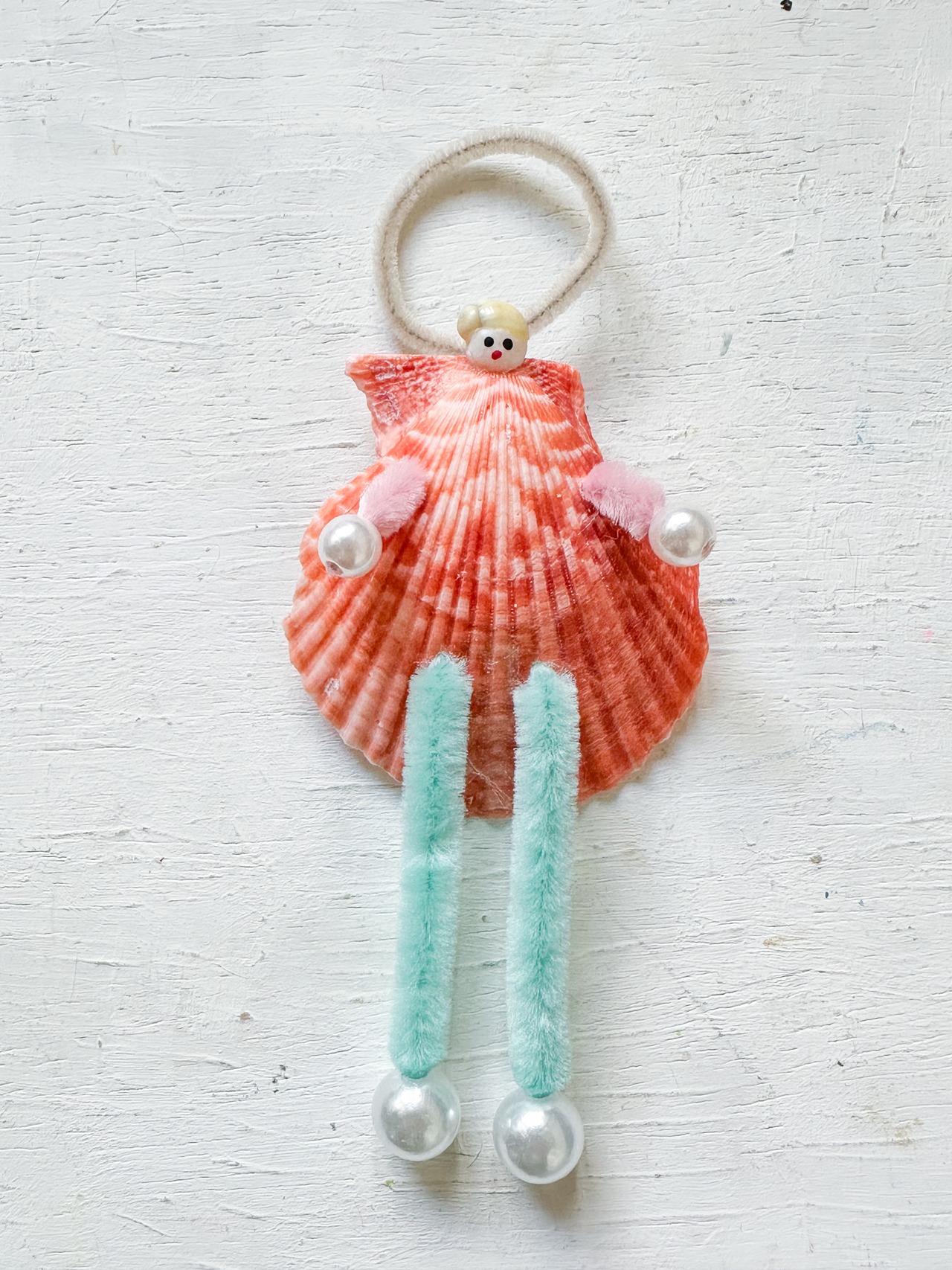 ハッピーホリデイズ・オーナメント(オレンジ・パステル)