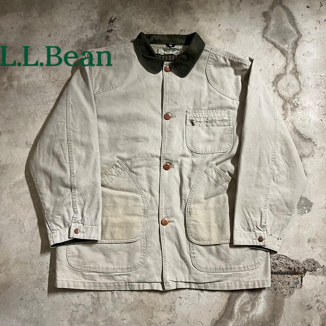 〖L.L.Bean〗made in USA cotton field jacket/エルエルビーン アメリカ製 コットン フィールド ジャケット/lsize/#0306/osaka | 〚EINS_archive〛 powered by BASE