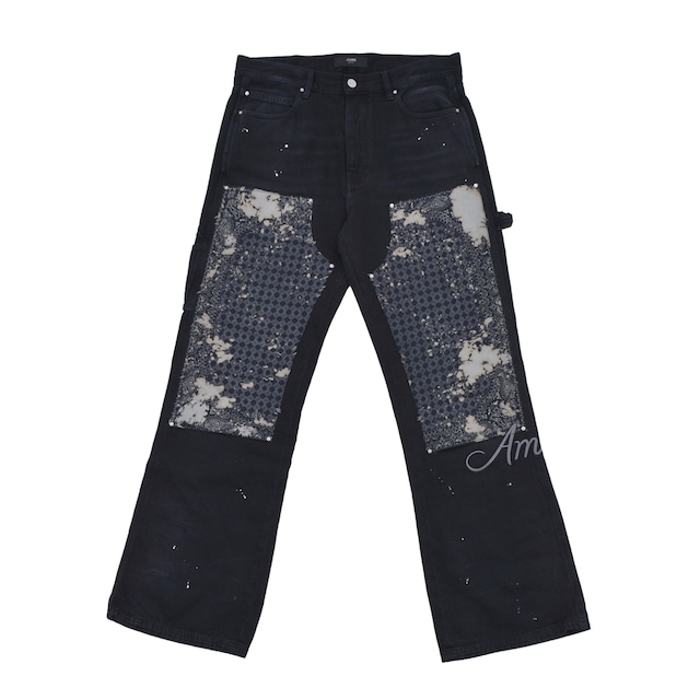 【AMIRI】BLEACH BANDANA CARPENTER JEAN